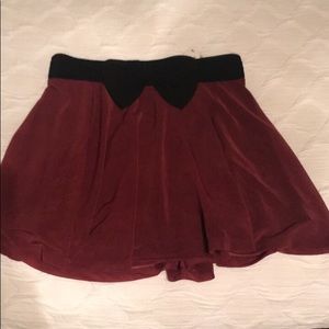 Maroon skirt